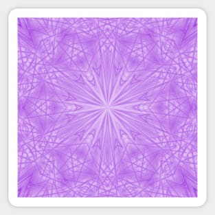 Abstract angular ultra-violet kaleidoscope Sticker